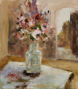 Bloemen in atelier, Annemiki Bok